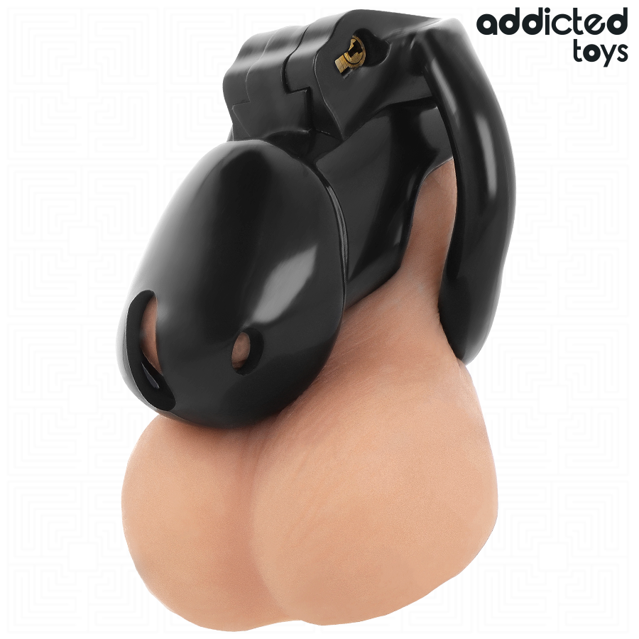 ADDICTED TOYS LOCKED - GAIOLA PARA PÊNIS CELL MINDNIGHT TAMANHO S 4.8 CM - Image 3
