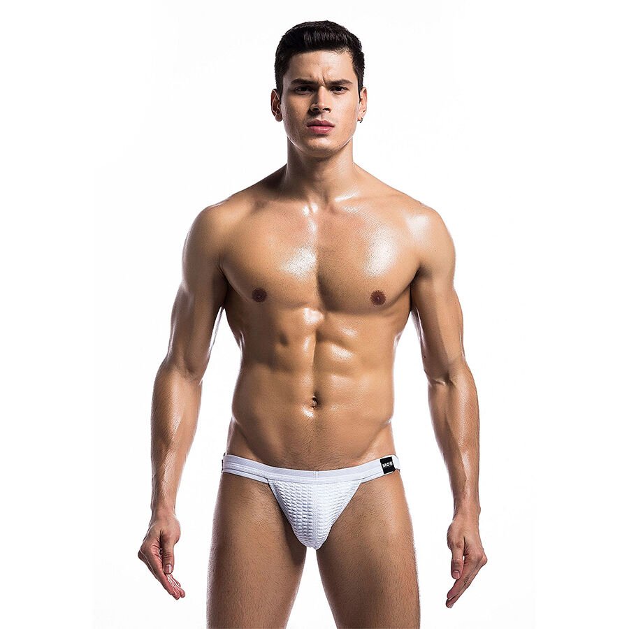 Ilhaerotica - MOB - MAIÔ JOCKSTRAP BRANCO FETICHE TAMANHO G