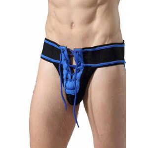 MOB – FETISH JOCKSTRAP FUTEBOL AZUL TAMANHO G