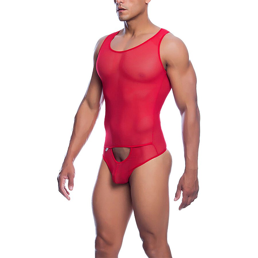 MOB - BODYSHEER VERMELHO TRANSPARENTE TAMANHO L/XL - Image 2