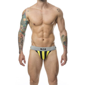 MOB – CALÇA CLASSIC JOCK STRIPE AMARELA TAMANHO G