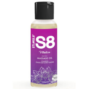 STIMUL8 – S8 ÓLEO DE MASSAGEM DE LIMÃO VITALIZE 125 ML