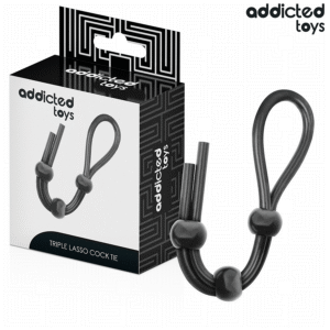 ADDICTED TOYS – CORDA DE SILICONE PARA O PÊNIS DE TRIPLO LOOP
