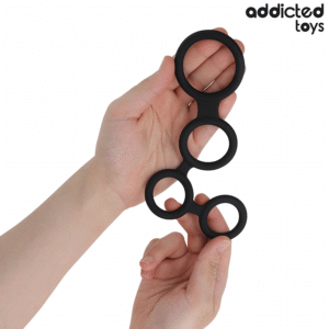ADDICTED TOYS – ANEL PARA PÊNIS COM DIVISORES PARA TESTÍCULOS