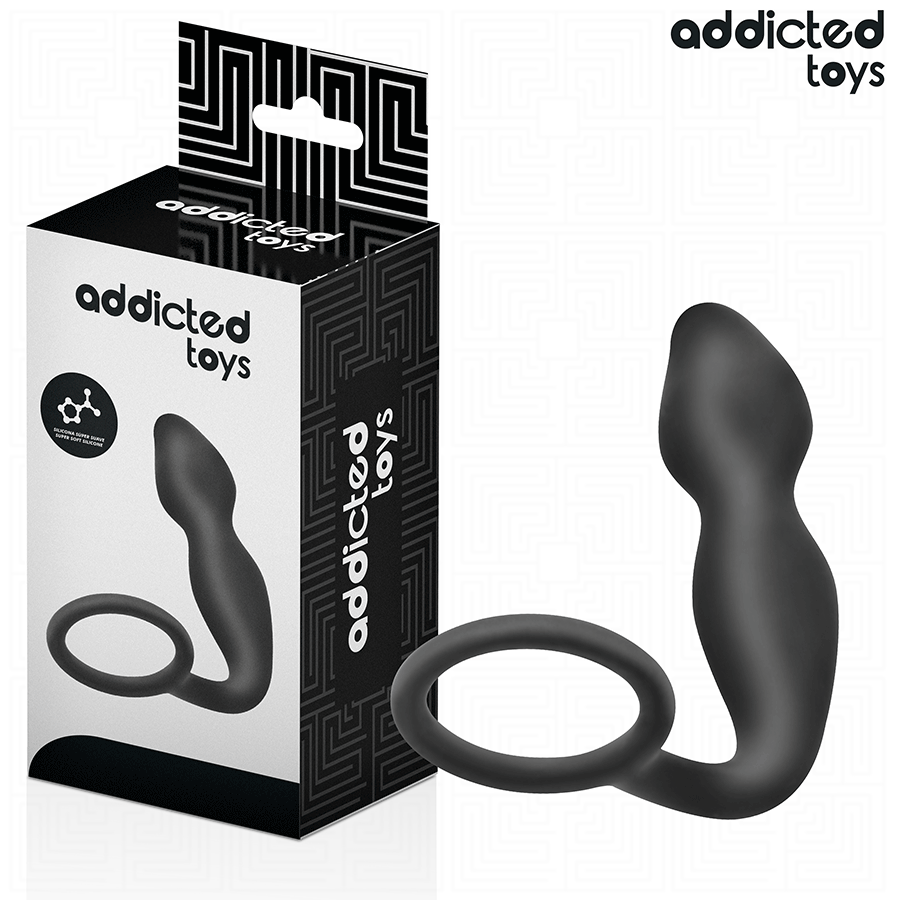 Ilhaerotica - ADDICTED TOYS - PLUG ANAL COM ANEL MODELO 2