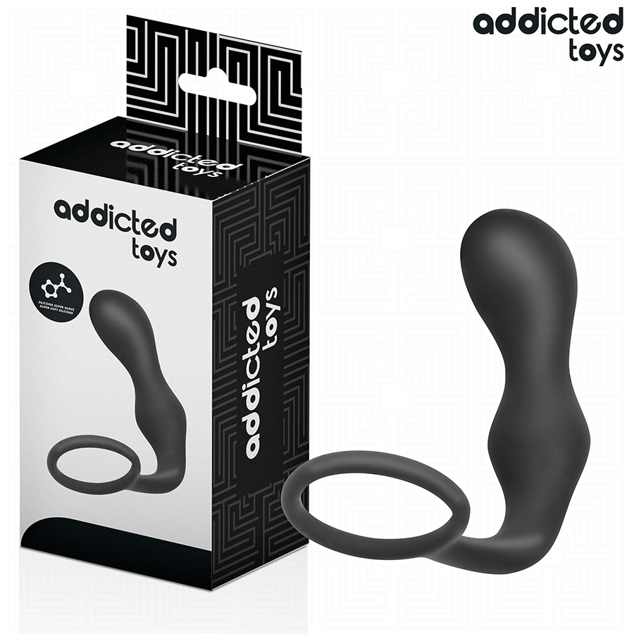Ilhaerotica - ADDICTED TOYS - PLUG ANAL COM ANEL MODELO 3
