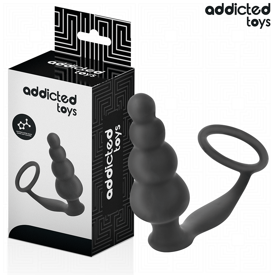 Ilhaerotica - ADDICTED TOYS - PLUG ANAL COM ANEL MODELO 5