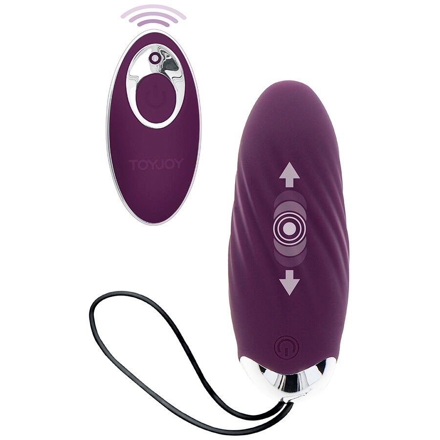 Ilhaerotica - TOYJOY - FELICIDADE KNOCK KNOCK EGGSTAVAGANT VIBRADOR CONTROLE REMOTO ROXO