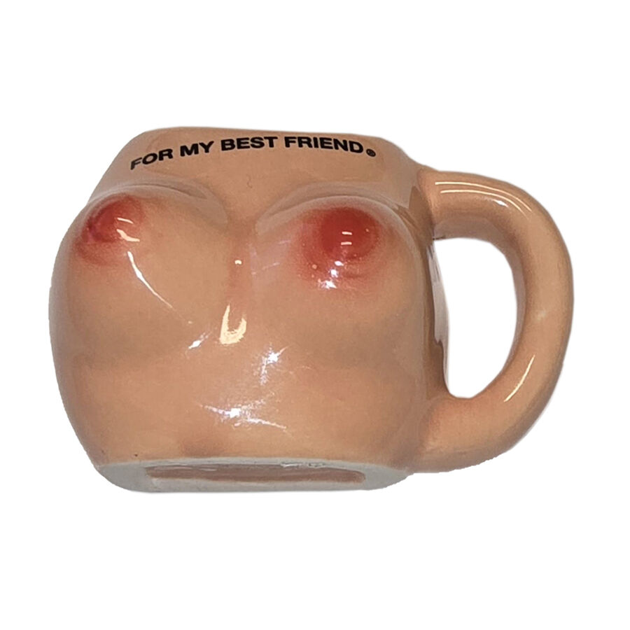 Ilhaerotica - DIABLO PICANTE – ÍMÃ DE SEIO EM CANECA DE CERÂMICA “PARA MINHA MELHOR AMIGA”