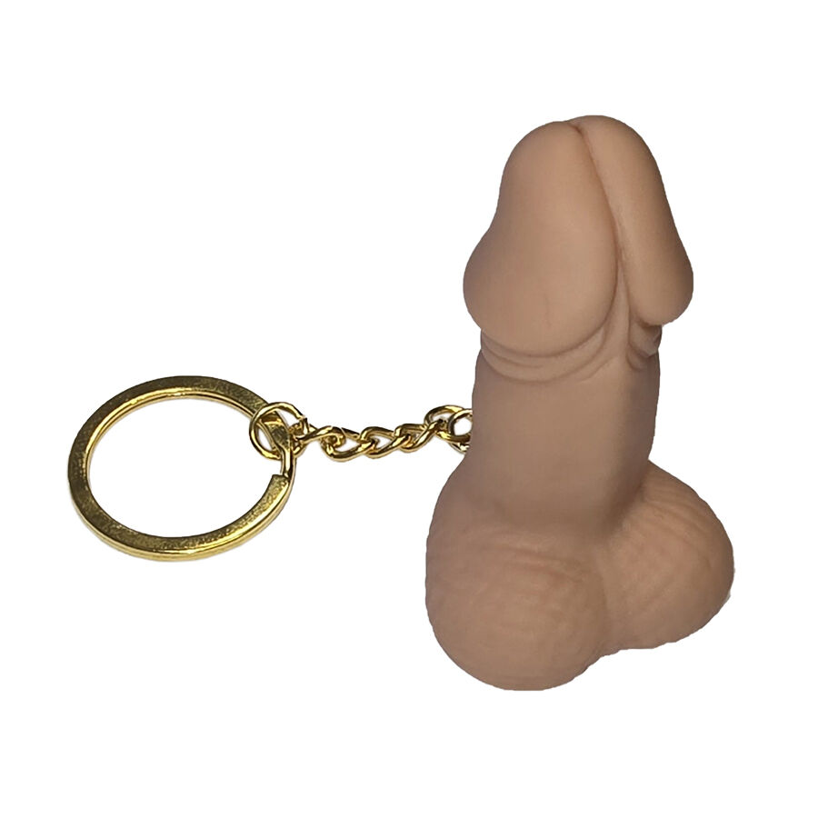Ilhaerotica - DIABLO PICANTE - CHAVEIRO APITO EM FORMATO DE PÊNIS NA COR DA CARNE
