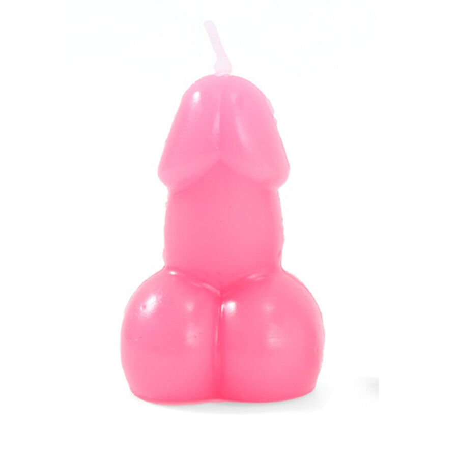 Ilhaerotica - DIABLO PICANTE - VELA EM FORMATO DE PÊNIS NA COR FÚCSIA