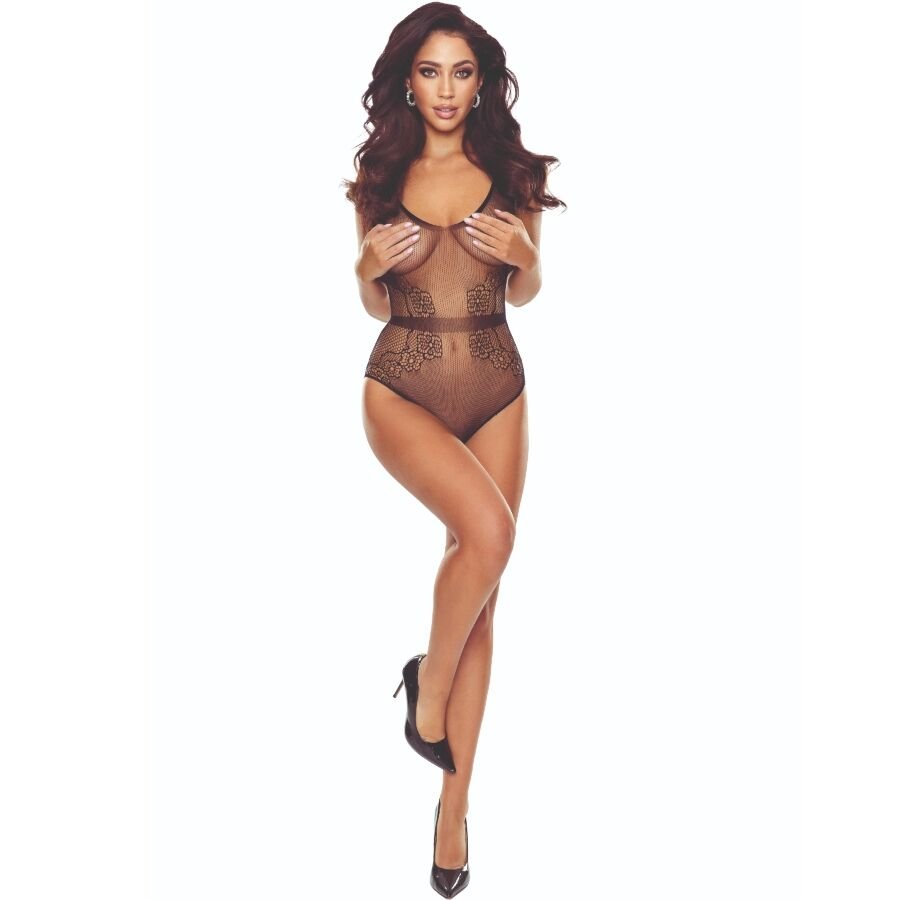 Ilhaerotica - PASSION - BS115 BLACK GRID BODYSTOCKING