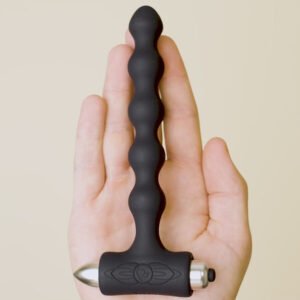 ROCKS-OFF – PETITE SENSATIONS PEARLS PLUG ANAL VIBRADOR PRETO