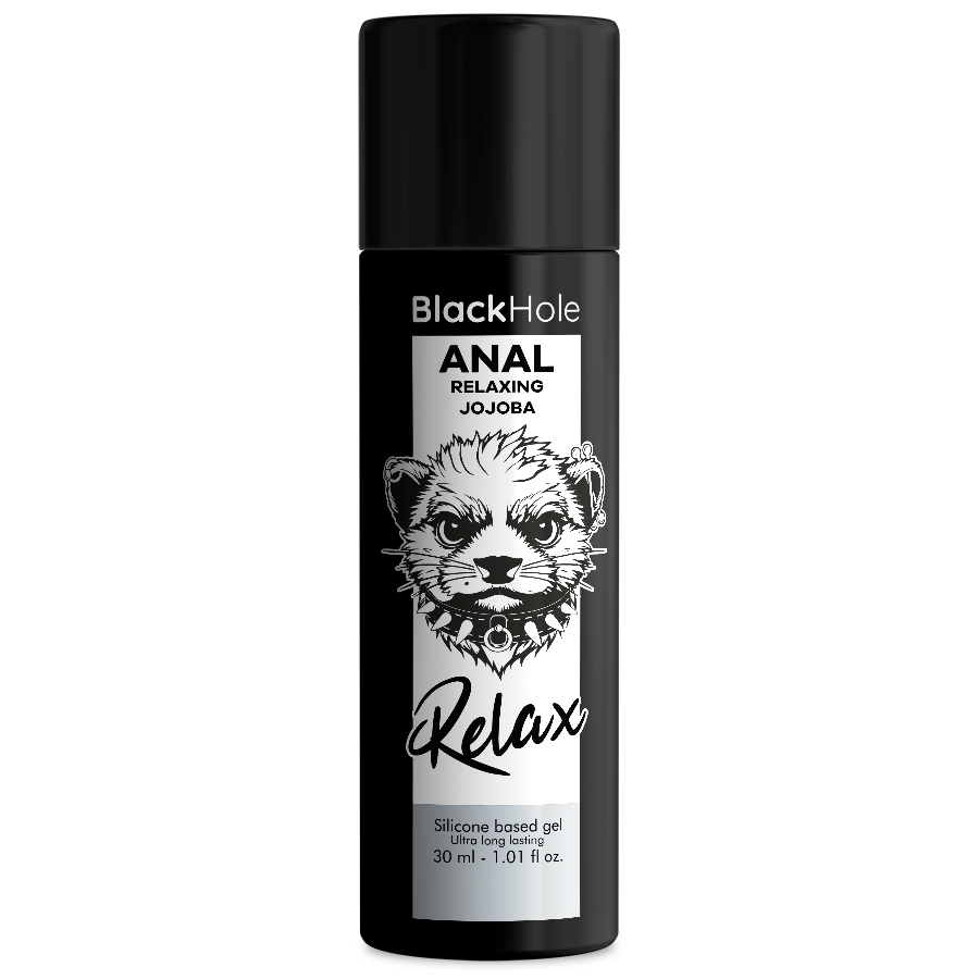 Ilhaerotica - BLACK HOLE - RELAXANTE ANAL JOJOBA RELAX BASE DE SILICONE 30 ML