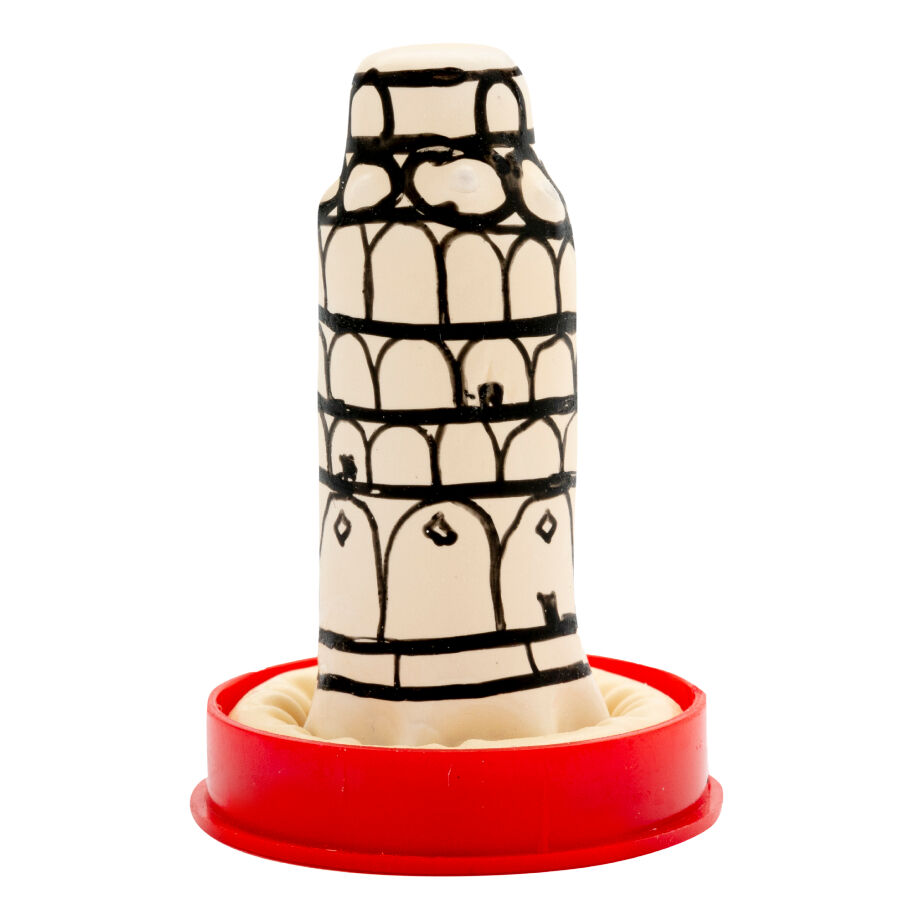 CONDOMERIE - PRESERVATIVOS NOVIDADES PINTADOS À MÃO TORRE DE PISA - Image 2