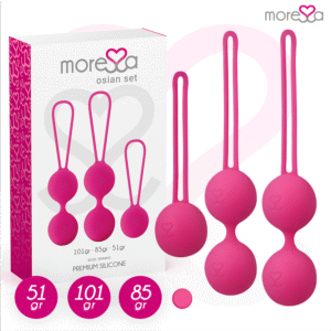 MORESSA – CONJUNTO OSIAN PREMIUM SILICONE ROSA (Osian One – 51 g | Osian Two – 101 g | Osian Three 85 g)