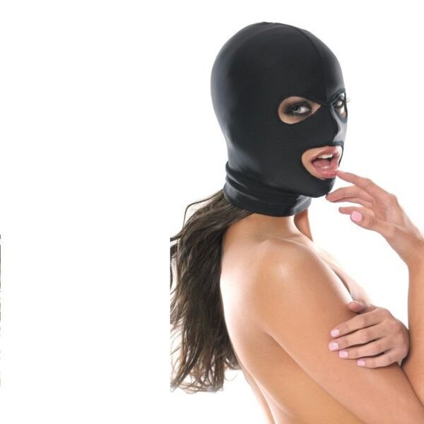 FETISH FANTASY SERIES - CAPUZ DE 3 FUROS SPANDEX - Image 3