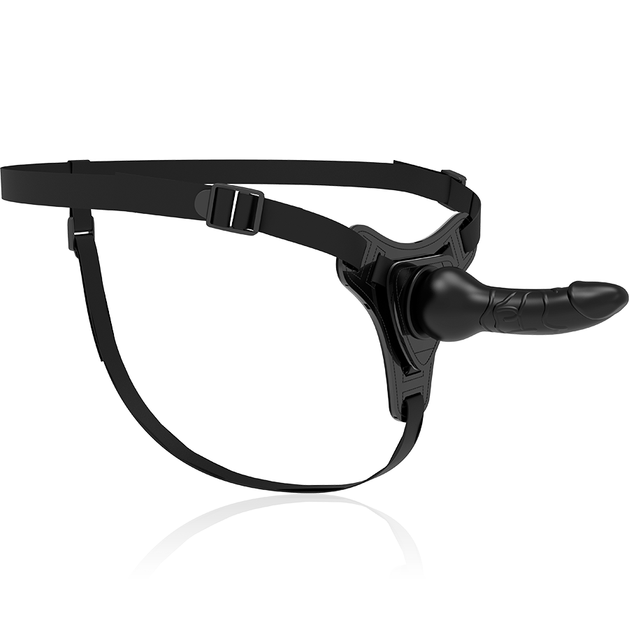 FETISH SUBMISSIVE HARNESS - SILICONE PRETO REALISTA 16 CM - Image 3