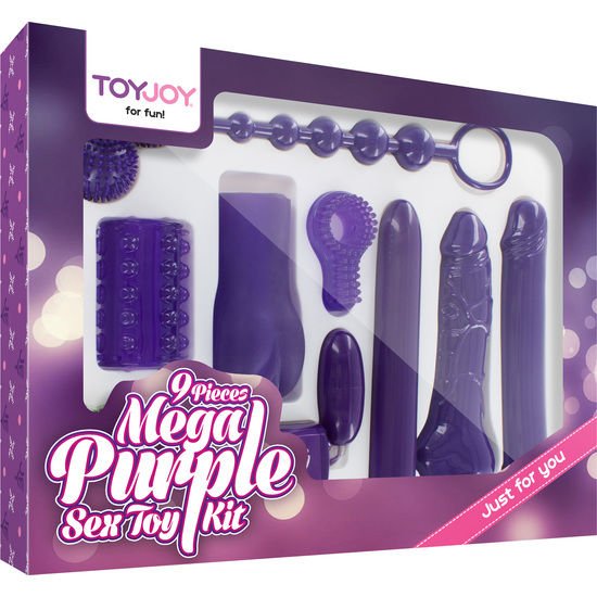 Ilhaerotica - TOYJOY - SÓ PARA VOCÊ KIT DE BRINQUEDOS SEXUAIS MEGA ROXO