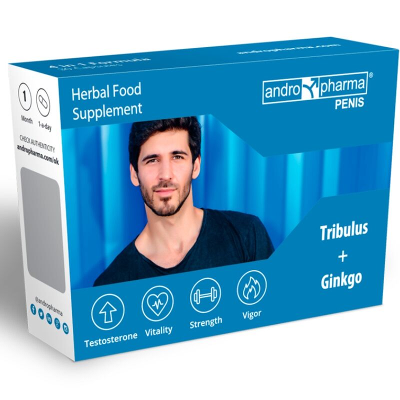 Ilhaerotica - ANDROPHARMA PENIS - SUPLEMENTO DE AUMENTO DO PÊNIS