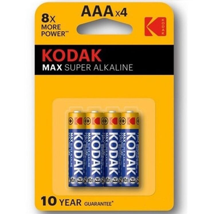 Ilhaerotica - KODAK - BATERIA SUPER ALCALINA MAX AAA LR03 * 4
