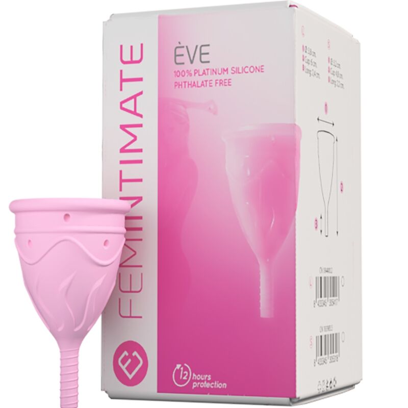Ilhaerotica - FEMINTIMATE - COPO MENSTRUAL DE SILICONE EVE - TAMANHO L