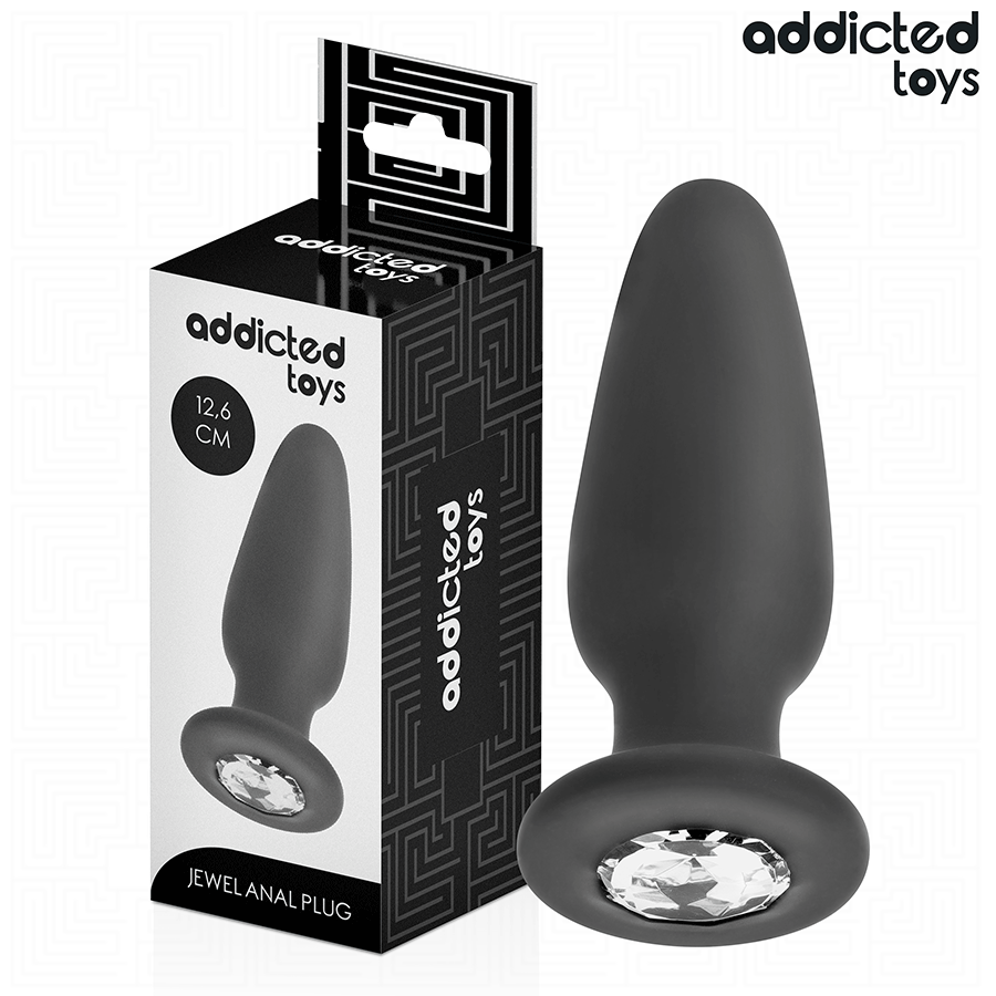Ilhaerotica - ADDICTED TOYS - PLUG ANAL COM JOIA TAMANHO L 12