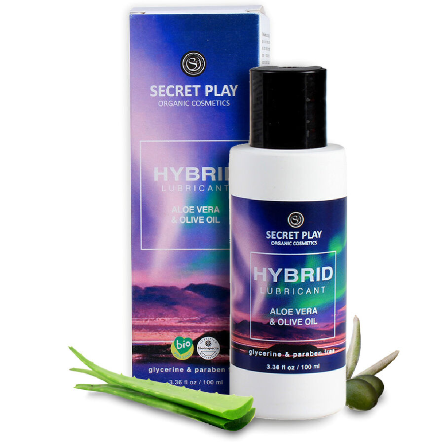 Ilhaerotica - SECRETPLAY - LUBRIFICANTE ORGÂNICO HÍBRIDO 100 ML