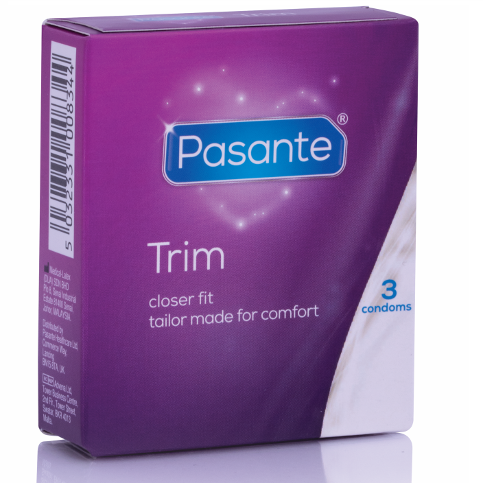 Ilhaerotica - PASANTE - THIN TRIM MS THIN PRESERVATIVO DE 3 UNIDADES