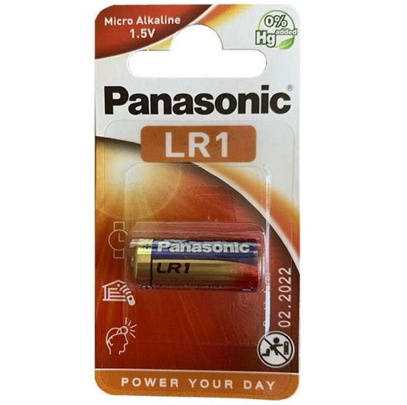 Ilhaerotica - PANASONIC - BATERIA ALCALINA LR1 1.5V BLISTER 1 UNIDADE