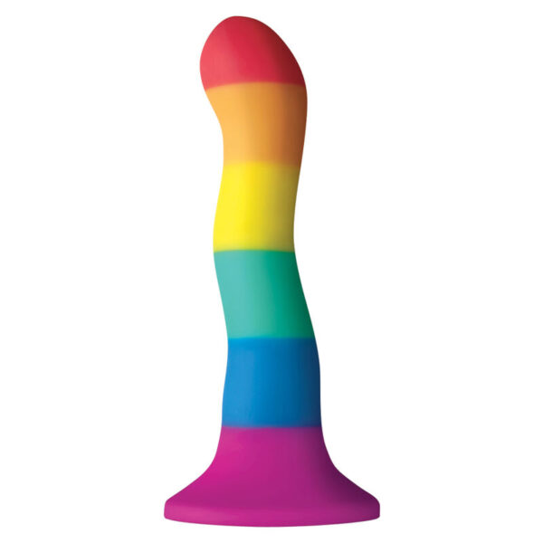 Ilhaerotica - ORGULHO - BANDEIRA LGBT ONDA DILDO 17 CM