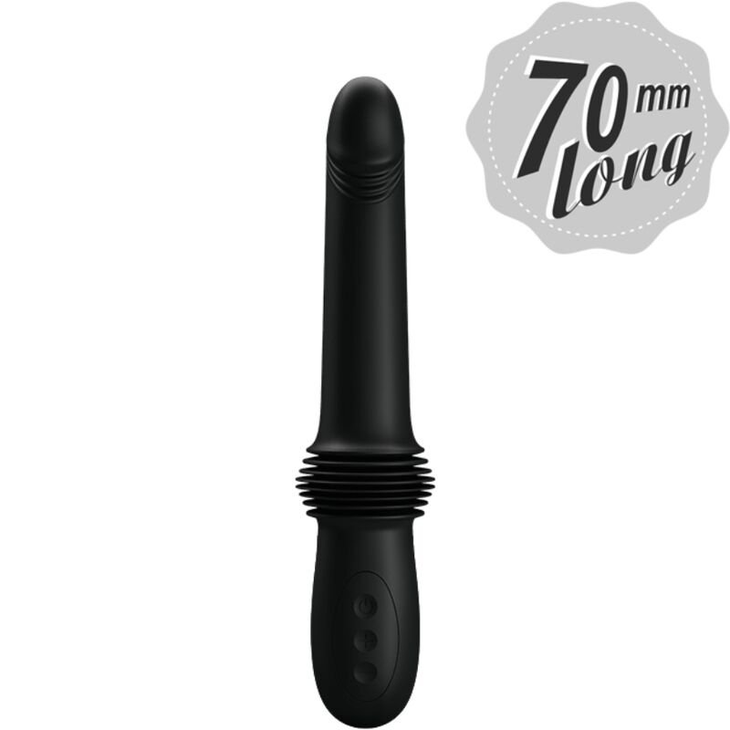 Ilhaerotica - PRETTY LOVE - VIBRADOR PAZUZU 3 MODOS DE IMPULSO PRETO