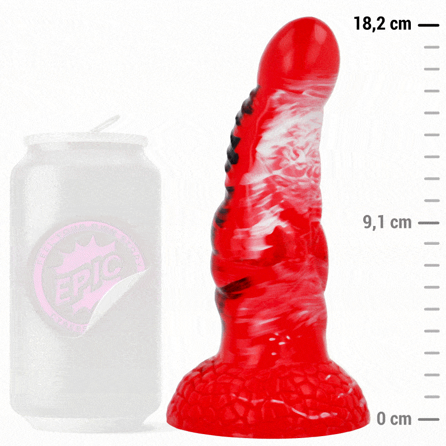 Ilhaerotica - ÉPICO - DILDO AGNIS CRIMSON FIRE