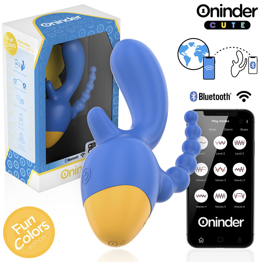 Ilhaerotica - ONINDER CUTE - LOVE 3 SOME VIBRADOR TRIPLO - APLICATIVO MUNDIAL GRATUITO