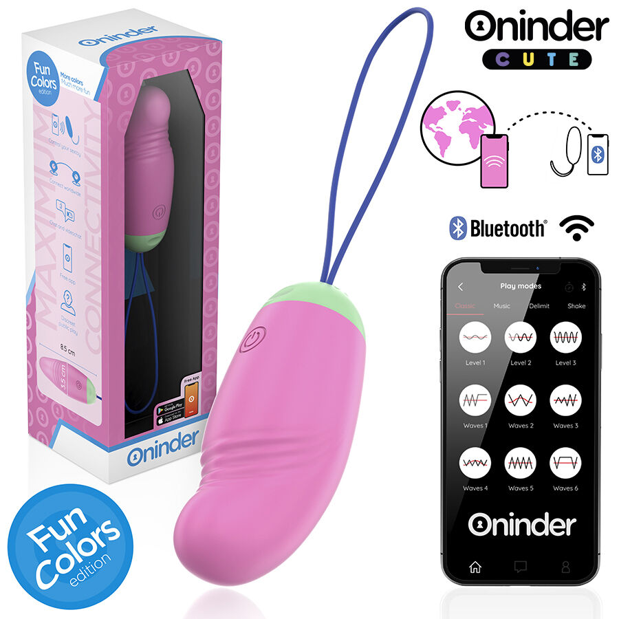ONINDER CUTE - OVO VIBRO-GIRATÓRIO LOVE PLEASURE 360 SILICONE - APLICATIVO MUNDIAL GRATUITO - Image 3