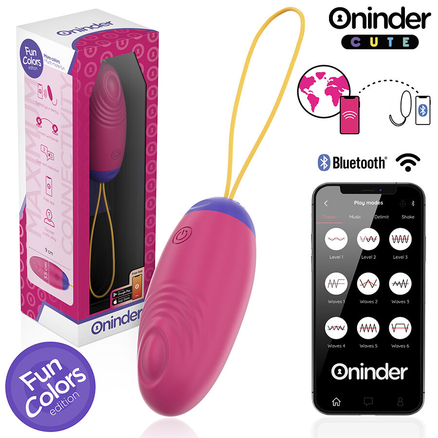 ONINDER CUTE - OVO DE SILICONE COM VIBRO-ONDAS E PRAZER DE AMOR - APLICATIVO MUNDIAL GRATUITO - Image 3
