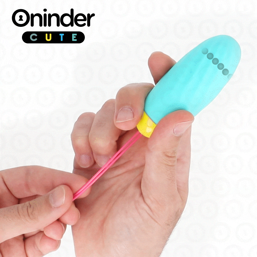 Ilhaerotica - ONINDER CUTE - OVO DE SILICONE VIBRO-GIRATÓRIO LOVE PLEASURE - APLICATIVO MUNDIAL GRATUITO