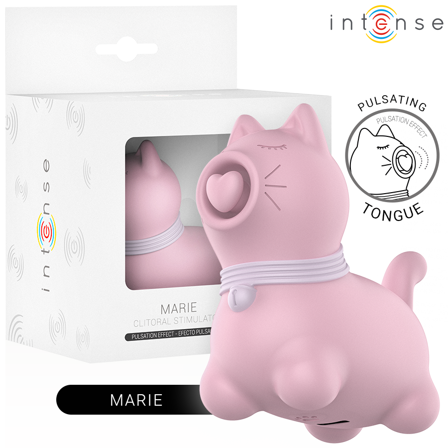 Ilhaerotica - INTENSE - MARIE PINK EFEITO DE PULSAÇÃO ESTIMULADOR DE LÍNGUA