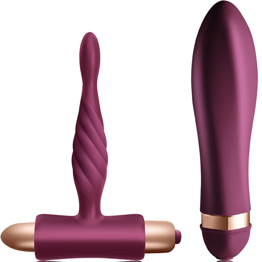 Ilhaerotica - CLIMAXIMUM - KIT DARE VIBRADOR TORCIDO + PLUG ANAL INICIANTES