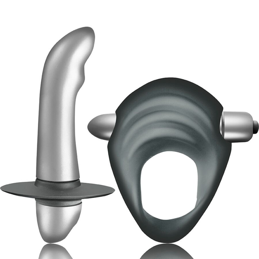 Ilhaerotica - CLIMAXIMUM - KIT ENTICE ANEL PENIANO + VIBRADOR DE PRÓSTATA INICIANTES