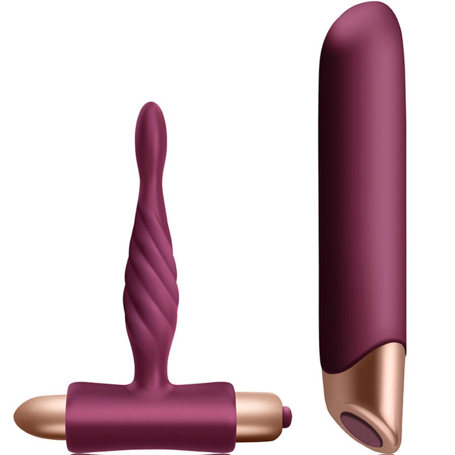Ilhaerotica - CLIMAXIMUM - KIT RAPTURE VIBRADOR CLÁSSICO + PLUG ANAL PARA INICIANTES