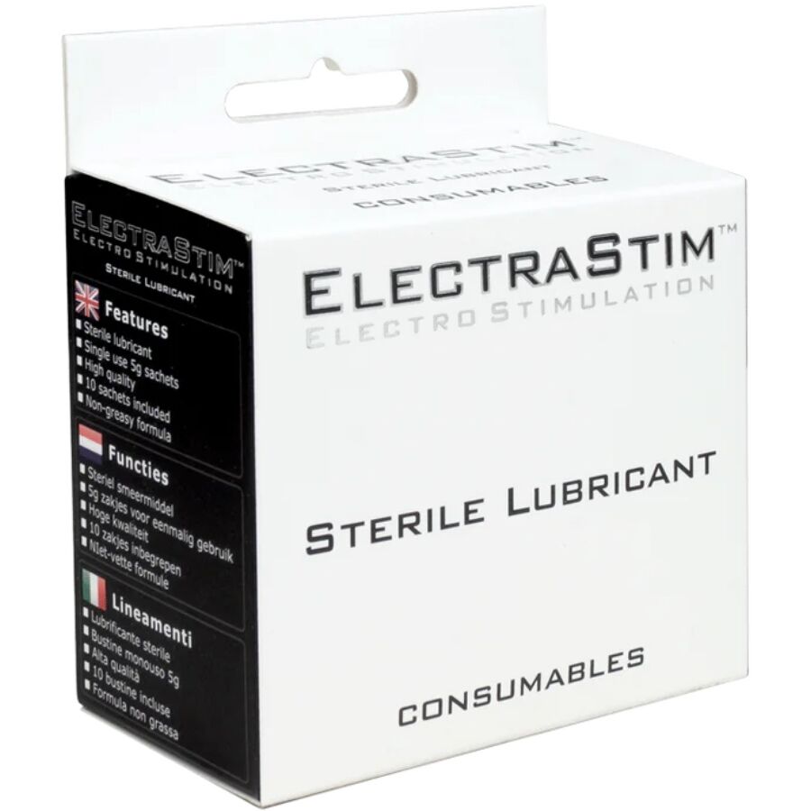 Ilhaerotica - ELECTRASTIM - LUBRIFICANTE ESTÉRIL 10 UNIDADES