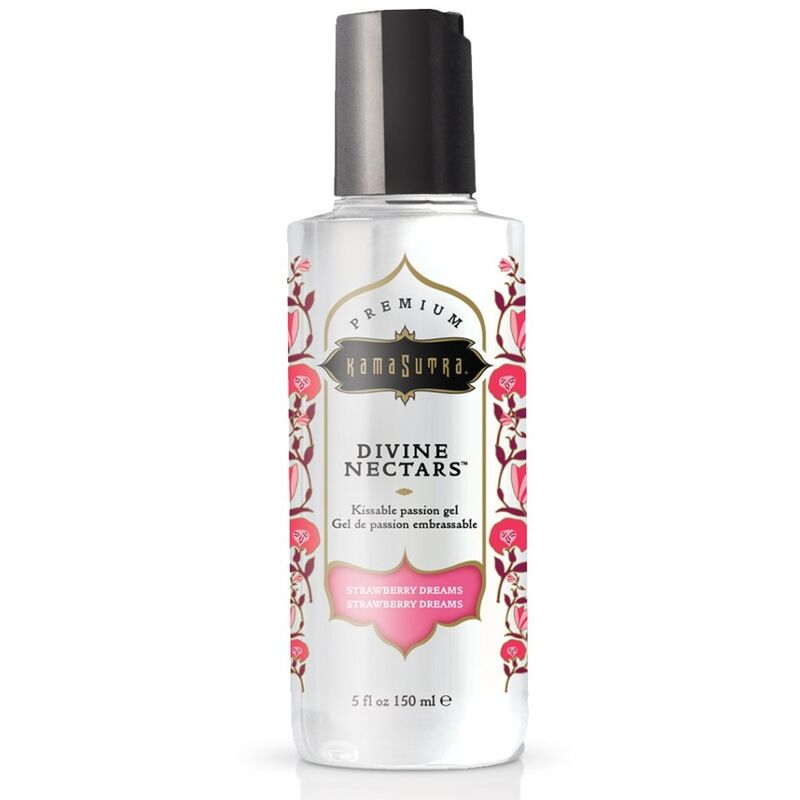 Ilhaerotica - KAMASUTRA - LUBRIFICANTE DIVINE NECTARS MORANGO DREAM 150 ML
