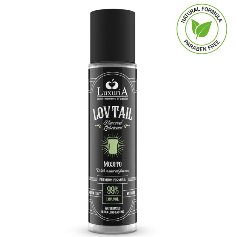 Ilhaerotica - INTIMATELINE - LUBRIFICANTE LOVTAIL BASE DE GUA LUXURIA MOJITO 60 ML