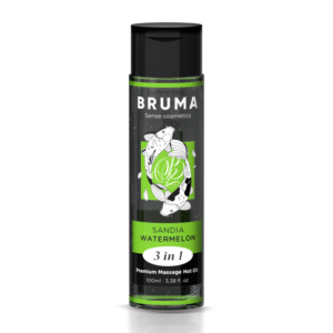 BRUMA – ÓLEO DE MASSAGEM PREMIUM EFEITO CALOR SABOR MELANCIA 3 EM 1 – 100 ML