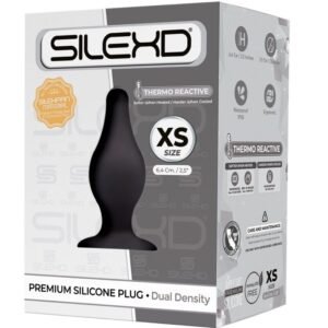 SILEXD – MODELO 2 PLUG ANAL PREMIUM SILEXPAN SILICONE PREMIUM TERMOREATIVO TAMANHO XS