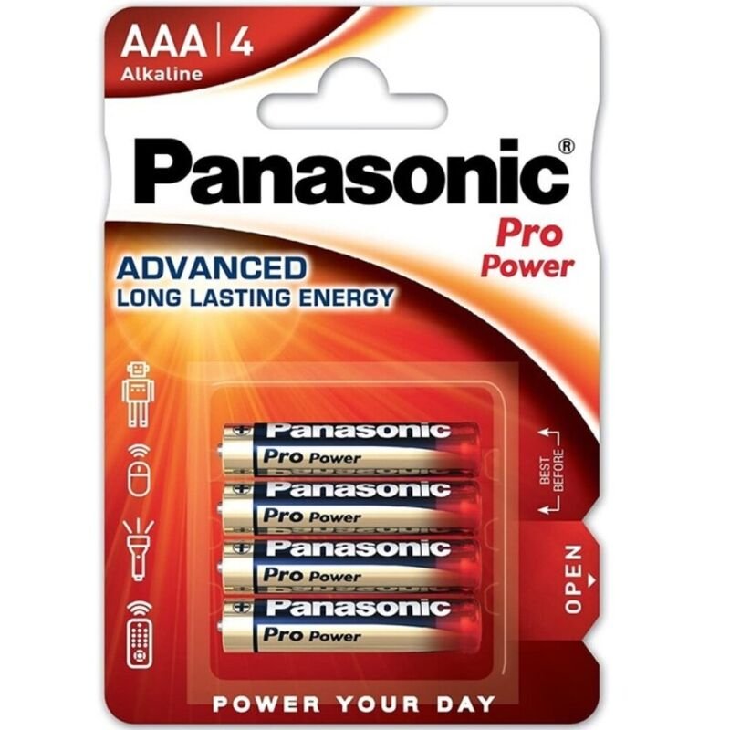 Ilhaerotica - PANASONIC - PILHA AAA ALCALINAS PRO POWER LR03 BLISTER*4