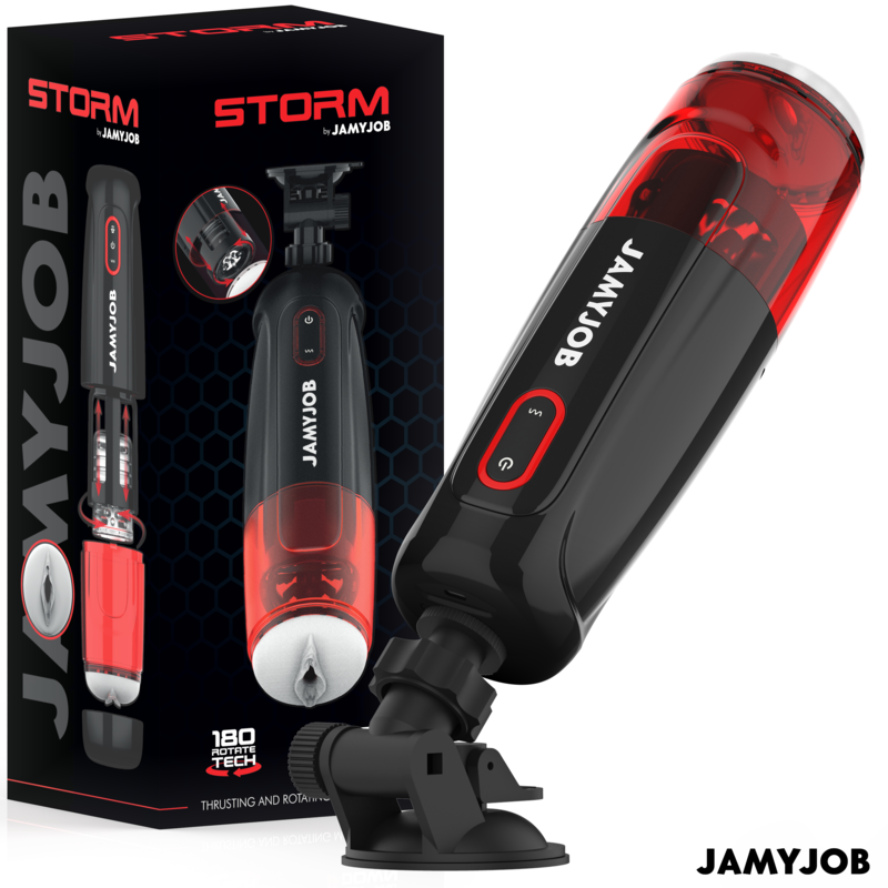 Ilhaerotica - JAMYJOB - STORM MASTURBADOR AUTOMÁTICO DE VAGINA 10 MODOS DE ROTAÇÃO E IMPULSO