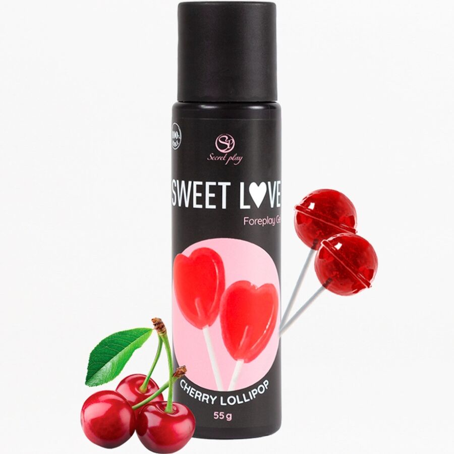 Ilhaerotica - SECRETPLAY - GEL CHERRY LOLLIPOP DOCE AMOR 60 ML