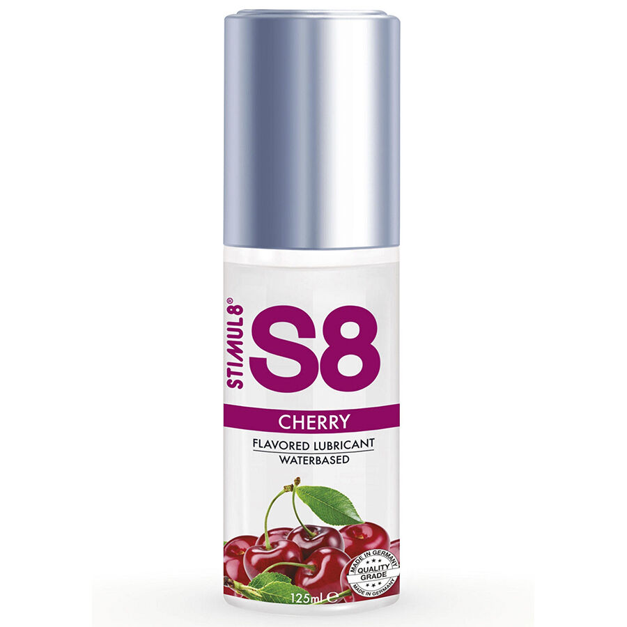 Ilhaerotica - STIMUL8 - LUBRIFICANTE S8 CEREJA 125 ML